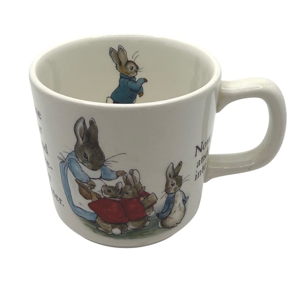 Wedgewood Beatrix Potter-Peter Rabbit Child's Mug China Dinnerware Retired - Picture 1 of 10